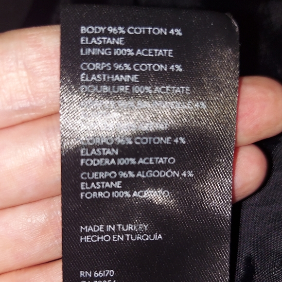 NEW Anthropologie Maeve women's cotton halter vest black top- size 10 - Picture 12 of 12